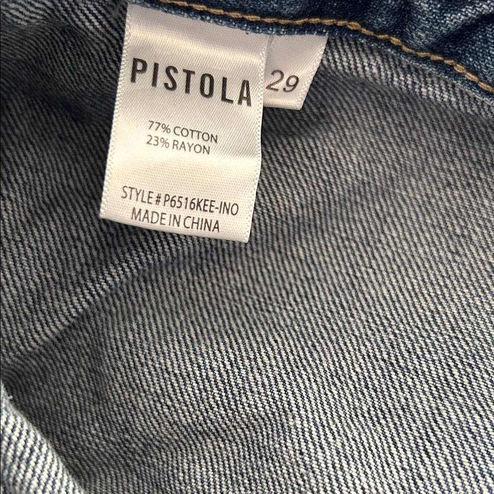 Pistola Bobbie Crossover Relaxed Fit Blue Jeans - Picture 8 of 8